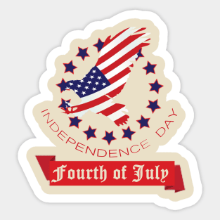 July 4th Sticker